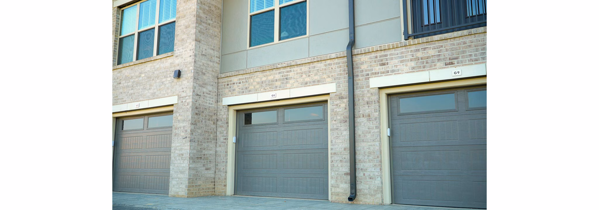 Secure parking garage at Avia Apartments with ample spaces in a luxury setting