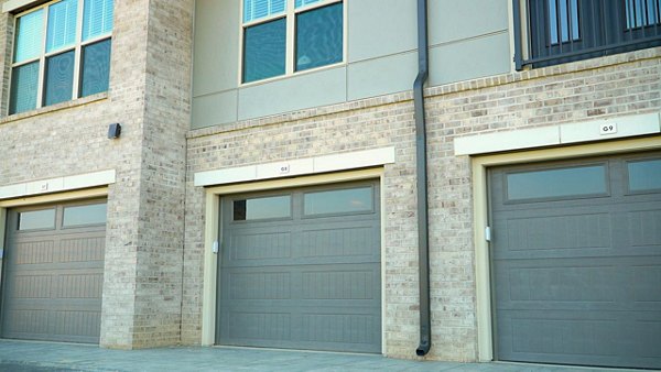 Secure parking garage at Avia Apartments with ample spaces in a luxury setting