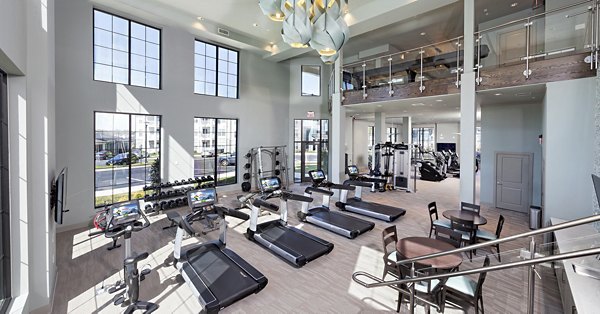 State-of-the-art fitness center with modern equipment at Avia Apartments for active living