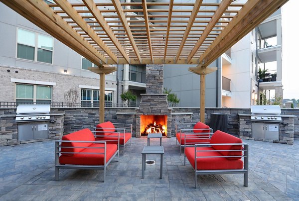 grill area at Avia Apartments