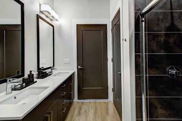 bathroom at Novel Atherton Apartments