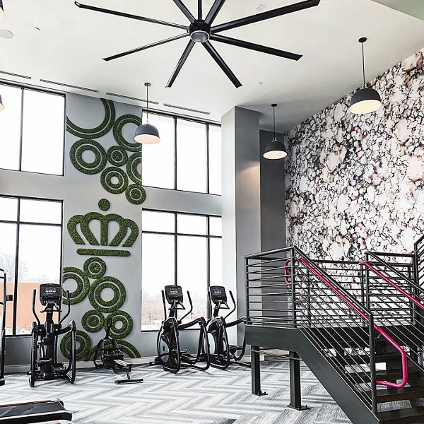 fitness center at Novel Atherton Apartments