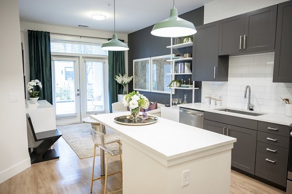 kitchen at Novel Atherton Apartments