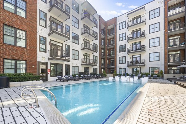 pool at The Atherton Apartments