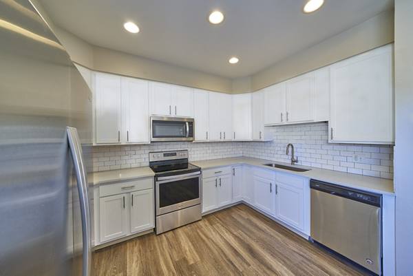 kitchen at The Hamptons Apartments