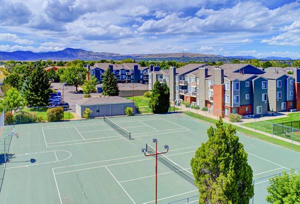 sport court at The Hamptons Apartments