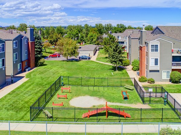 dog park at The Hamptons Apartments