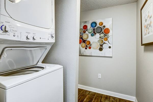 laundry room at The Huntington Apartments