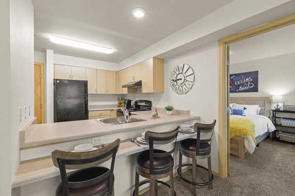 kitchen at Destinations Lynnwood an Overture Community Apartments