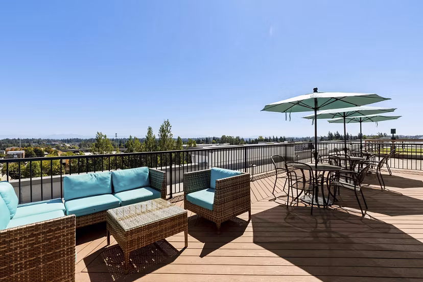 grill area at Destinations Lynnwood an Overture Community Apartments