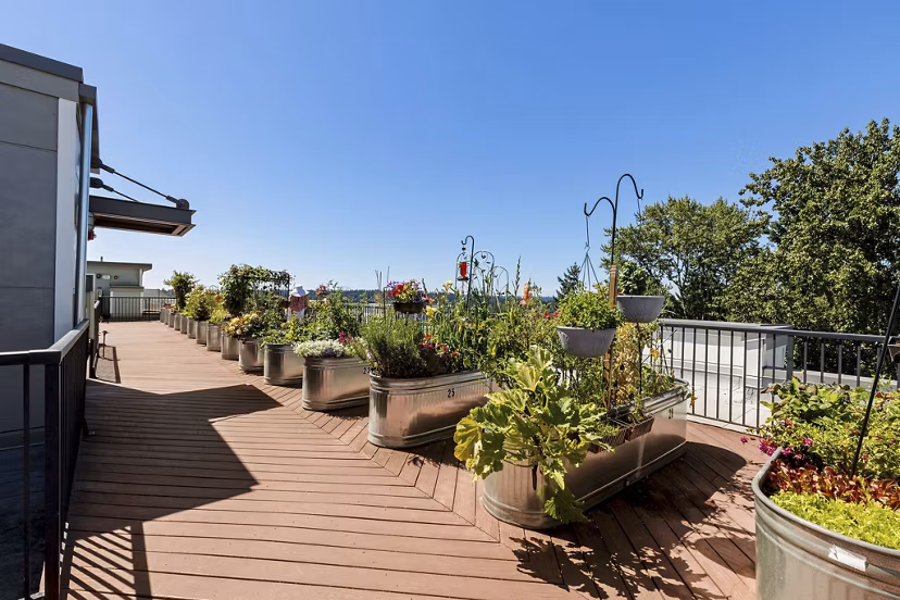 grill area at Destinations Lynnwood an Overture Community Apartments