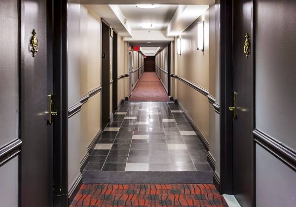 hallway at Half Moon Harbour Apartments