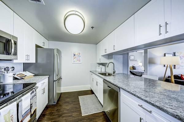kitchen at Half Moon Harbour Apartments