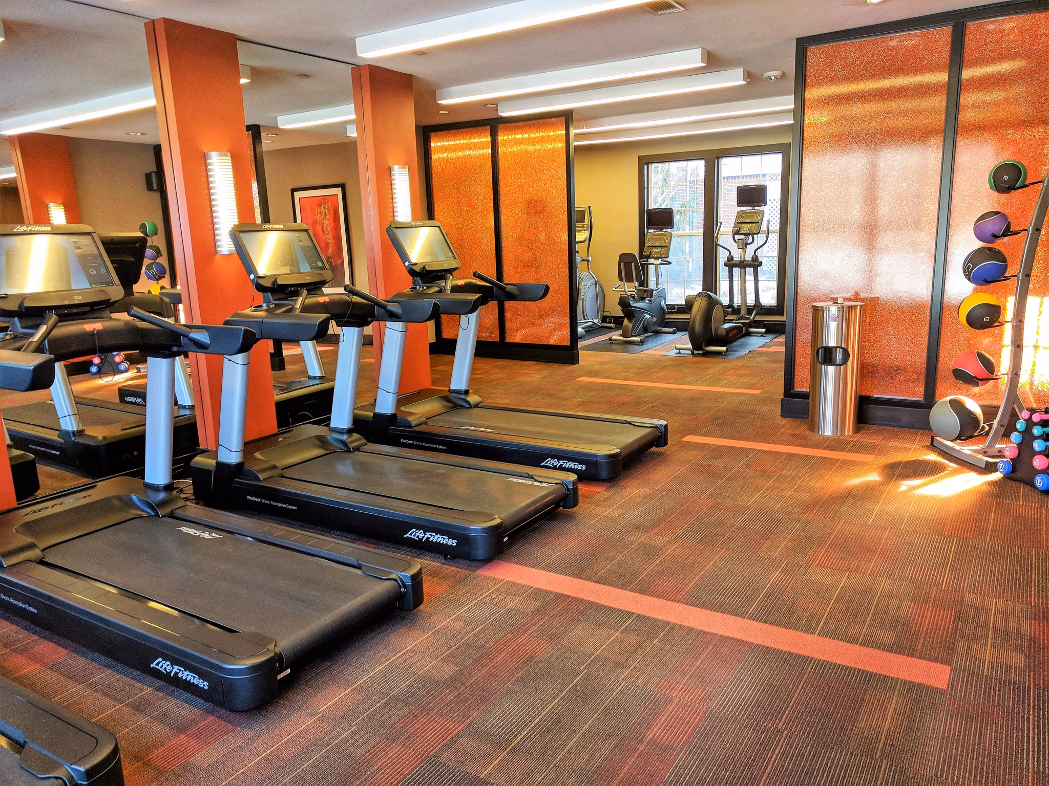 fitness center at Mountain View Crossing