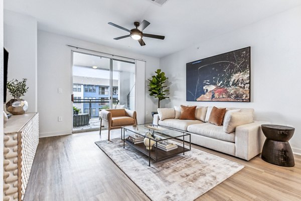 living room at Trinity Residences Apartments