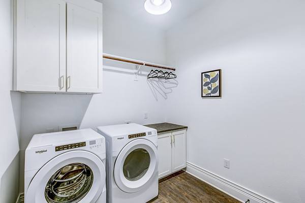 laundry room at Elan Inwood Apartments