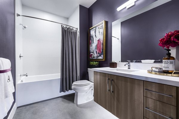 bathroom at AMP Lofts Apartments