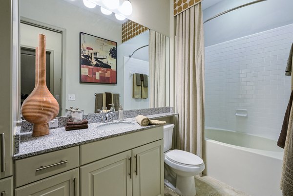 bathroom at Arlo Westchase Apartments                                             