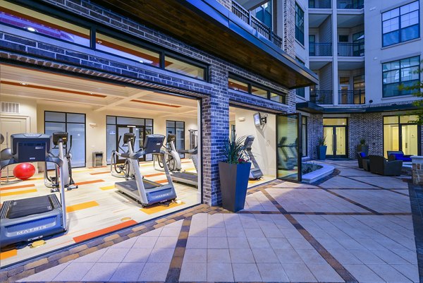 fitness center at Arlo Westchase Apartments                                                               