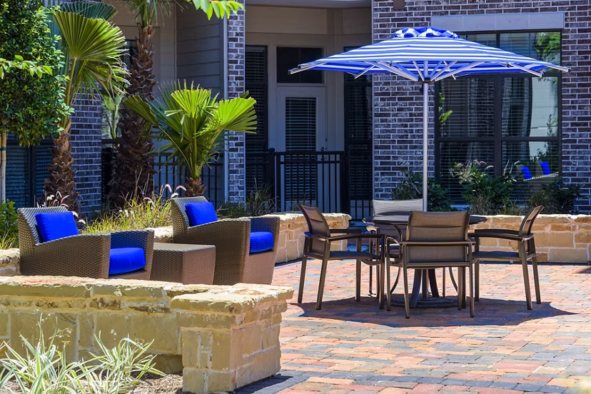 patio/balcony at Arlo Westchase Apartments                                                       