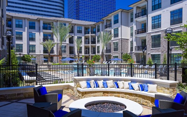 fire pit at Arlo Westchase Apartments              