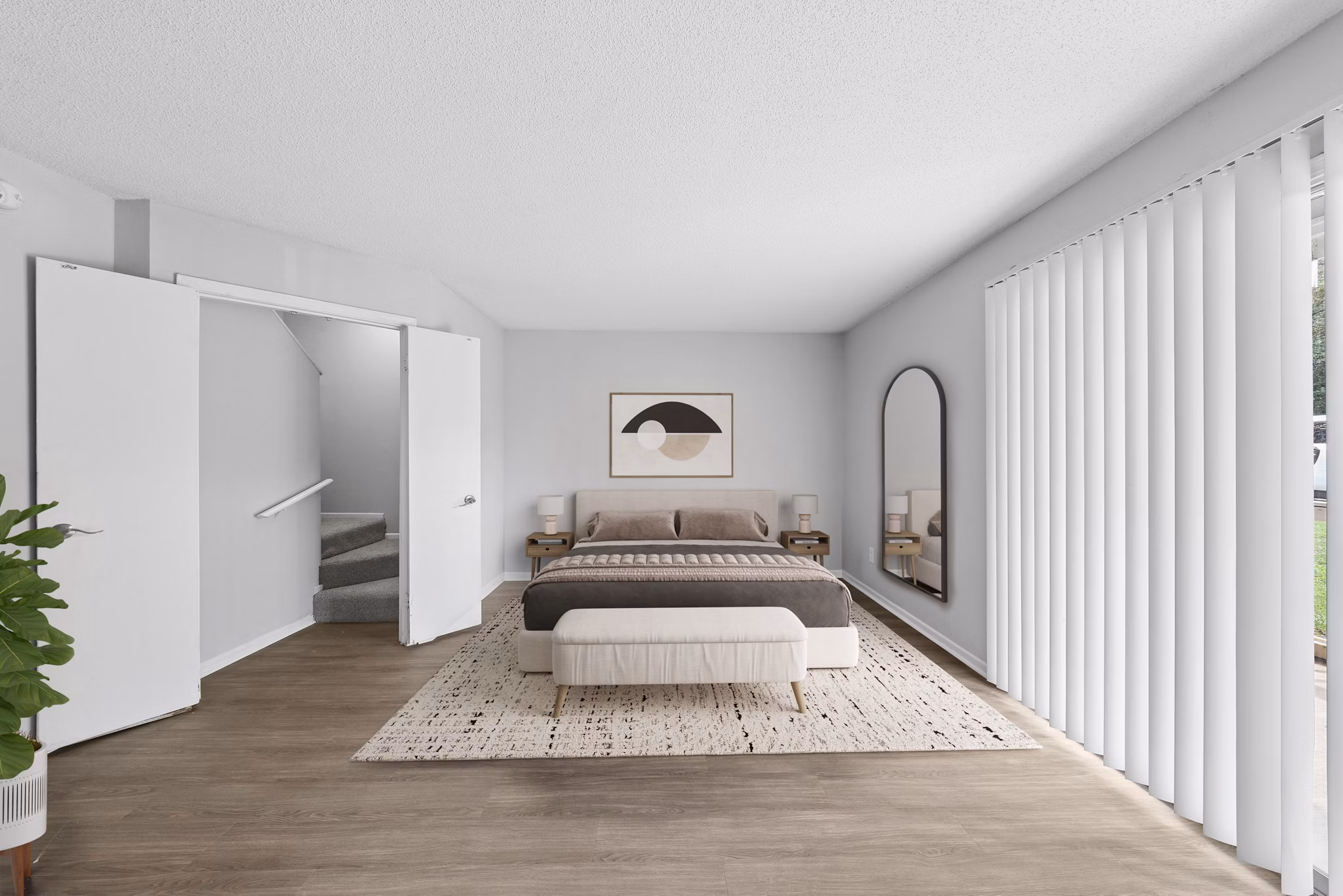 Bedroom at Anzio Apartments