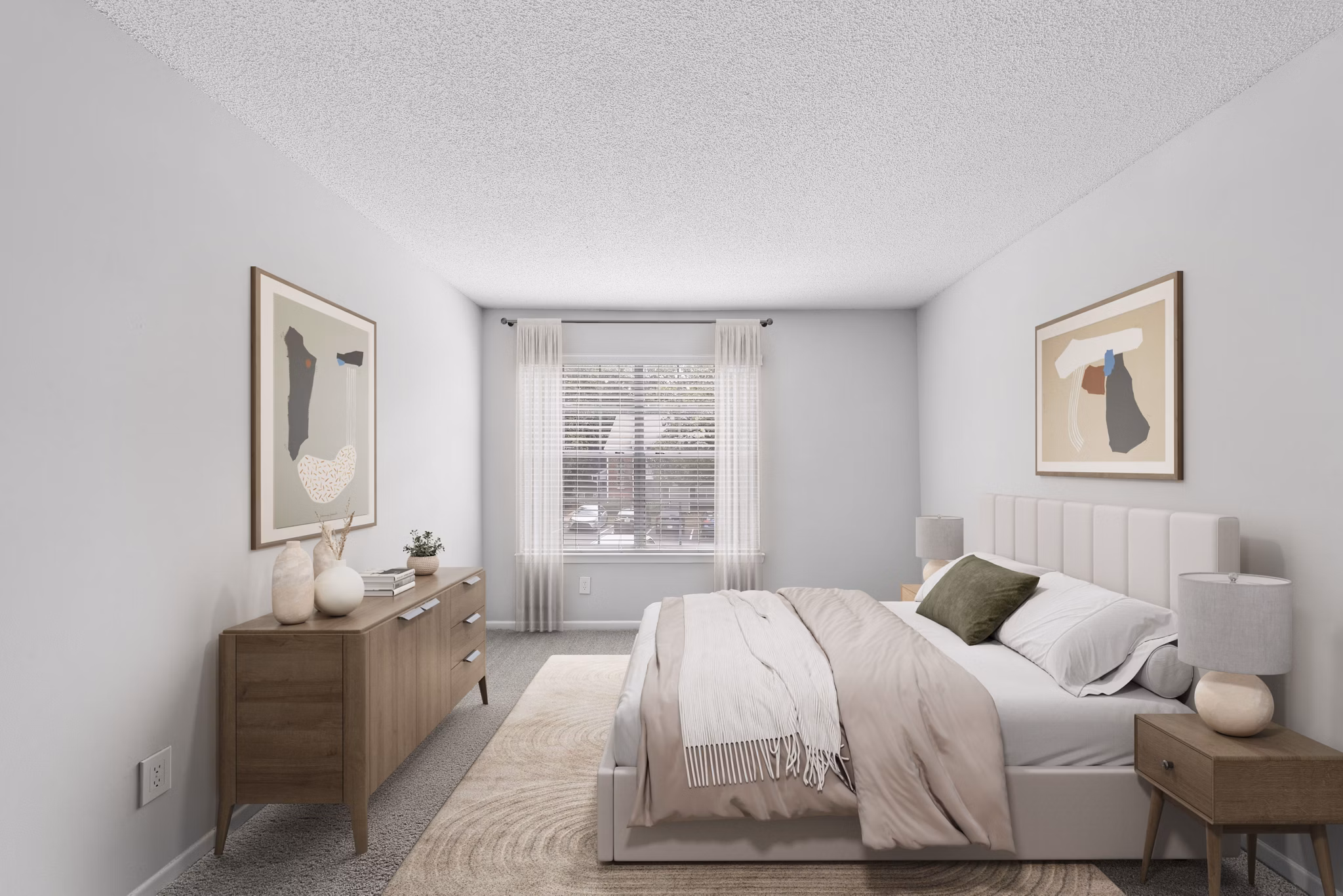 Bedroom at Anzio Apartments