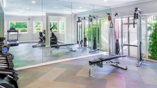 fitness center at Anzio Apartments