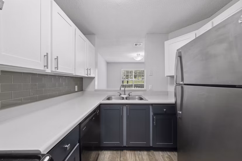 kitchen at Anzio Apartments 