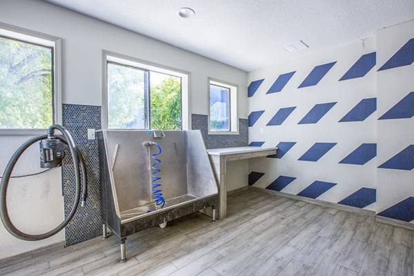 dog wash station at AYA ABQ Apartments