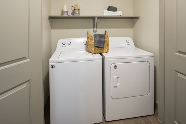 laundry room at 1414 Texas Downtown Apartments