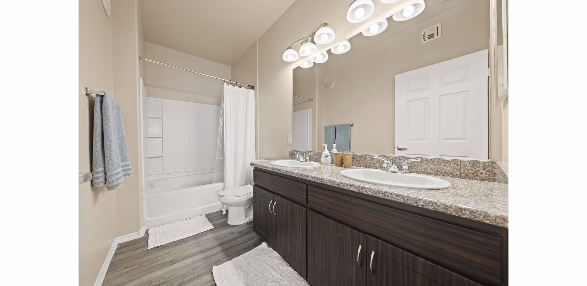 Bathroom at Bella Mirage Apartments