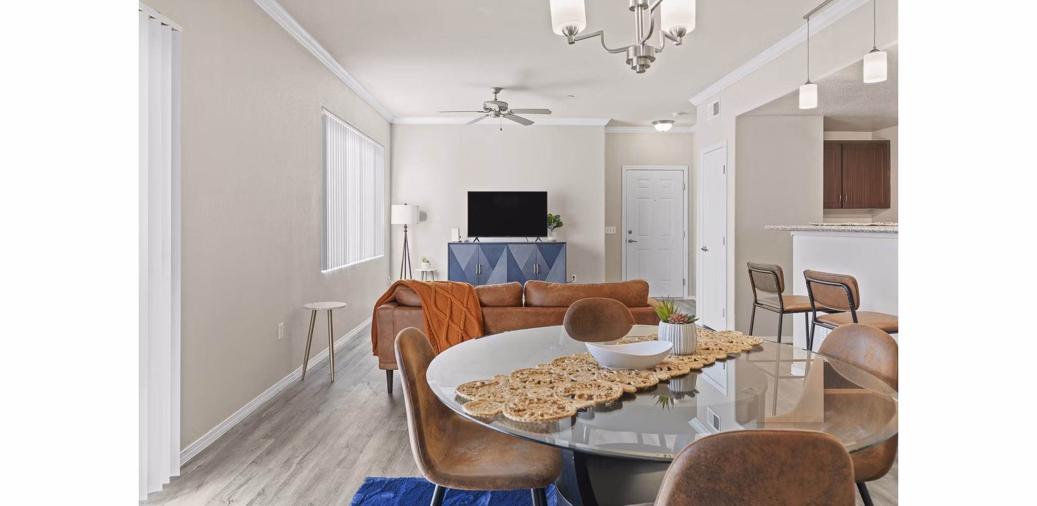 Dining Room at Bella Mirage Apartments