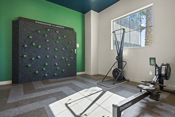 fitness center at Bella Mirage Apartments