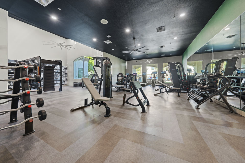 Fitness Center at Bella Mirage Apartments