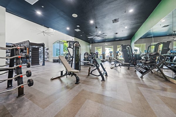 fitness center at Bella Mirage Apartments