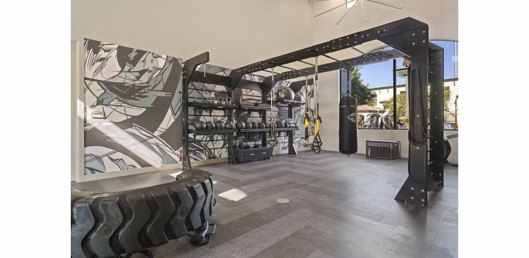Fitness Center at Bella Mirage Apartments