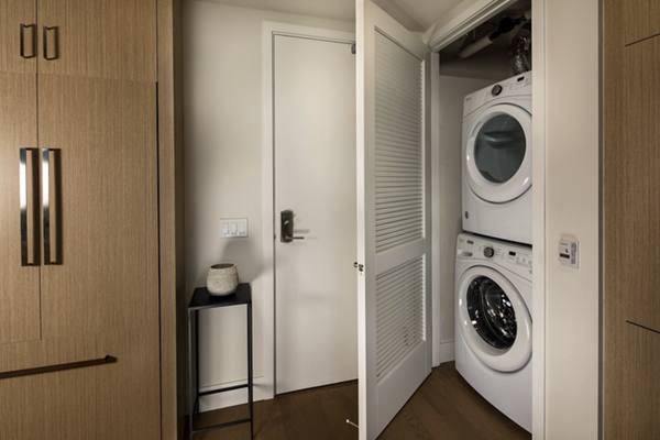 laundry room at Palisade at Westfield UTC Apartments