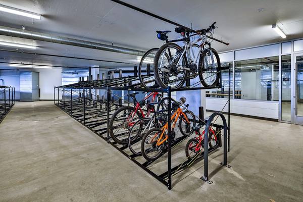 bike storage at Palisade at Westfield UTC Apartments