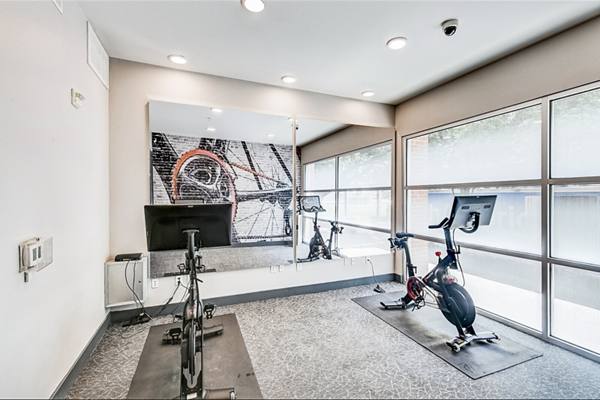 yoga/spin studio at 2929 Wycliff Apartments