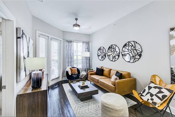 living room at 2929 Wycliff Apartments