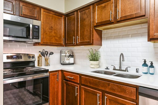 kitchen at Poplar Glen Apartments