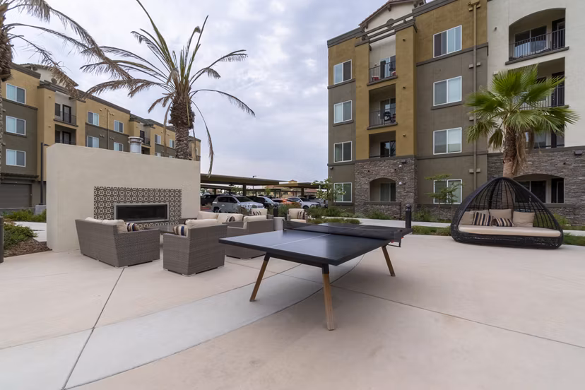 patio at Talavera Apartments