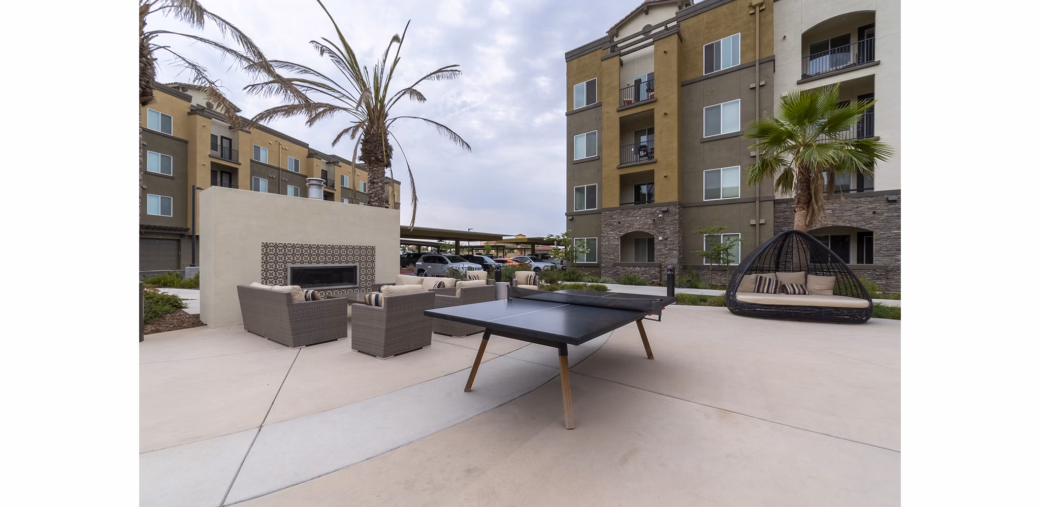 patio at Talavera Apartments