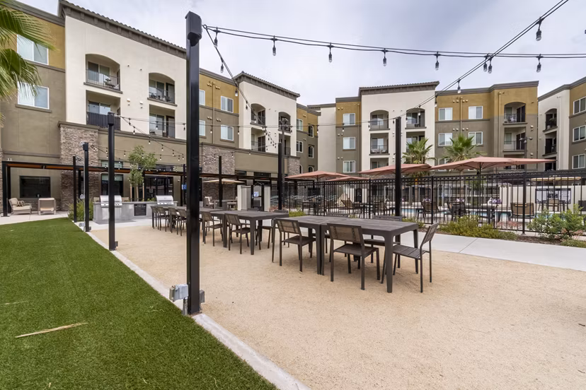 patio at Talavera Apartments