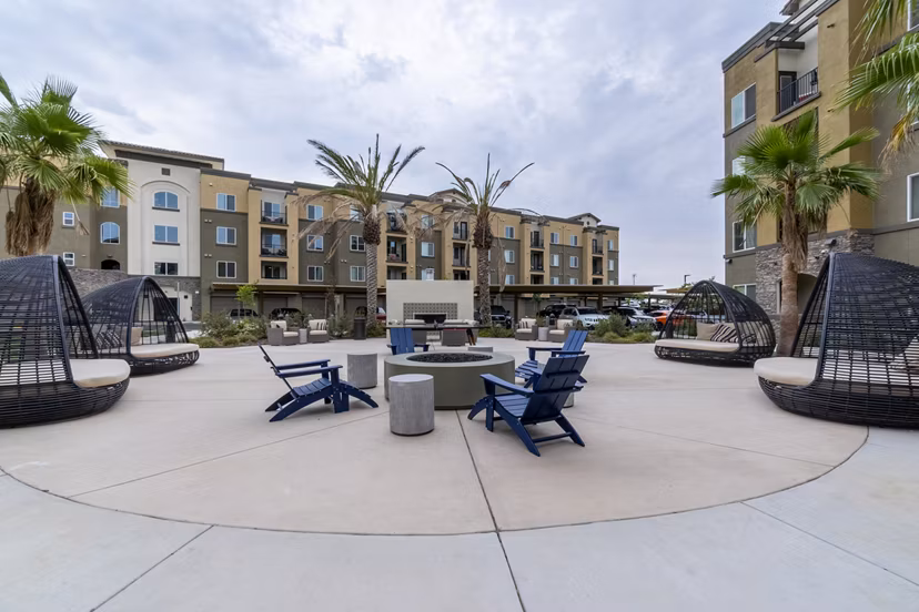 patio at Talavera Apartments