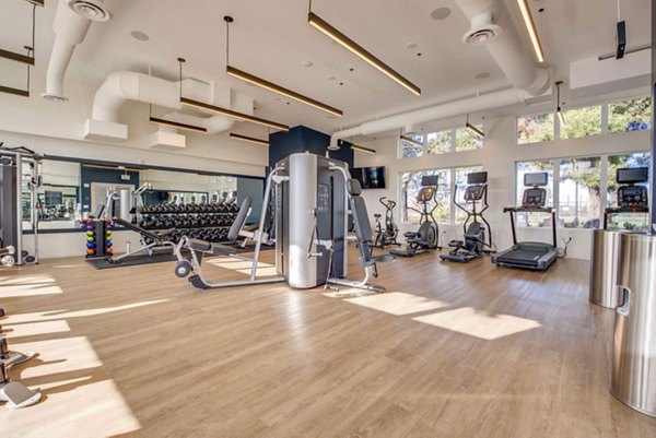 Fitness center with state-of-the-art equipment at Admirals Cove Apartments
