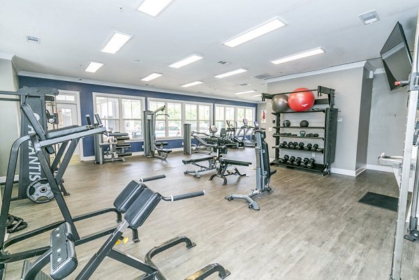 fitness center at Sweetwater Creek Apartments