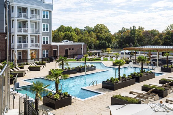 pool at High Street View Luxury Apartments