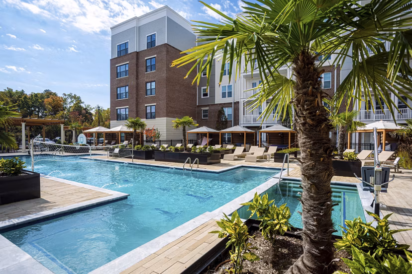 pool at High Street View Luxury Apartments